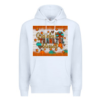 White grateful thankful blessed Premium Hoodie - JahusDesignShop
