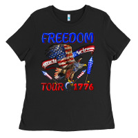 Freedom Born To Be Free Tour 1776 Ladies Tee | Teevron