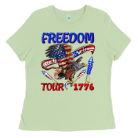 Matcha freedom born to be free tour 1776 Ladies Tee - texasbilliewilder