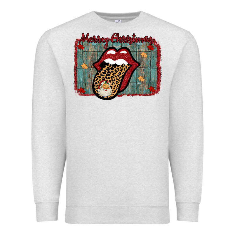 Merry Christmas Lips Santa Premium Sweatshirt by Bettercallsaul | Teevron