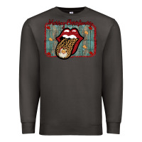 Smoke Merry Christmas Lips Santa Premium Sweatshirt - Bettercallsaul