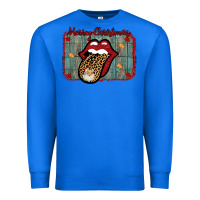 True Royal Merry Christmas Lips Santa Premium Sweatshirt - Bettercallsaul