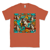Copper mustang horse western Classic Tee - LillyAllenDesigns