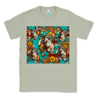 Matcha mustang horse western Classic Tee - LillyAllenDesigns