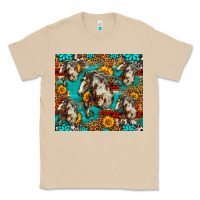 Mushroom mustang horse western Classic Tee - LillyAllenDesigns