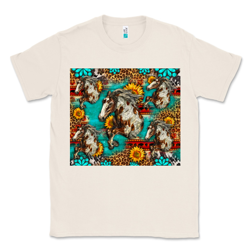 Mustang Horse Western Classic Tee by LillyAllenDesigns | Teevron