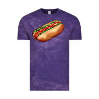 Cloud Purple American hot dog Vintage Tee - AdoDesignShop