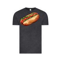 Vintage Black American hot dog Vintage Tee - AdoDesignShop
