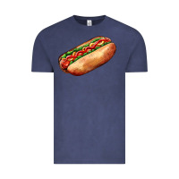 Vintage Denim American hot dog Vintage Tee - AdoDesignShop