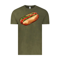 Vintage Olive American hot dog Vintage Tee - AdoDesignShop