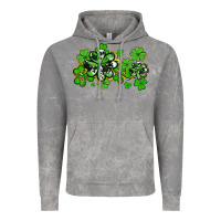 Cloud Rock cowhide and leopard shamrocks Vintage Hoodie - AdoDesignShop