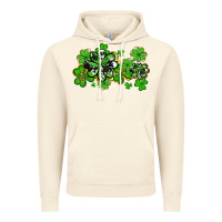 Vintage Artic cowhide and leopard shamrocks Vintage Hoodie - AdoDesignShop