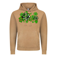 Vintage Camel cowhide and leopard shamrocks Vintage Hoodie - AdoDesignShop
