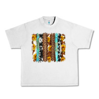 Lunar Rock western cowhide leopard turquoise brushstrokes Urban Heavy Tee - Artiststas