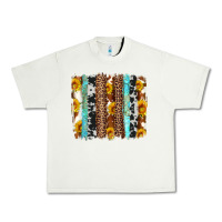 Pistachio western cowhide leopard turquoise brushstrokes Urban Heavy Tee - Artiststas