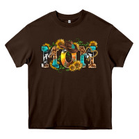 Chocolate Brown western mom Heavy Core Tee - texasbilliewilder