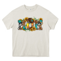 Cream western mom Heavy Core Tee - texasbilliewilder