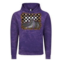 Cloud Purple leopard racing  background Vintage Hoodie - RanaPortraitStore