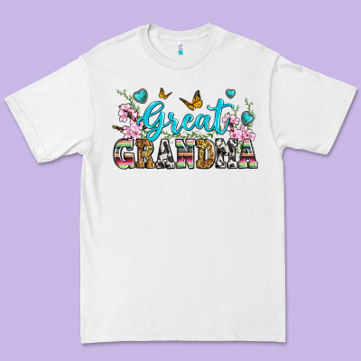 Great Grandma Premium Tee Designed By Zillion Design Studio