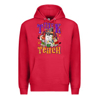 Cardinal trick or teach halloween Premium Hoodie - NancyCooperArtShop
