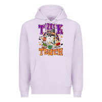 Lilac trick or teach halloween Premium Hoodie - NancyCooperArtShop