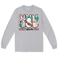 Easter Chilling With My Peeps Bunny Long Sleeve Tee | Teevron