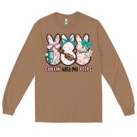 Toasted Coconut easter chilling with my peeps bunny Long Sleeve Tee - MaliasSmallBusiness