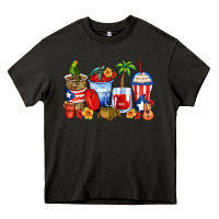 Asphalt puerto rico coffee cups Heavy Core Tee - Zillion Design Studio
