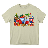 Mossy puerto rico coffee cups Heavy Core Tee - Zillion Design Studio