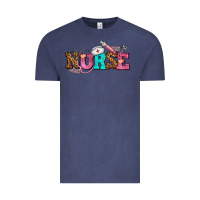 Vintage Denim nurse with nurse element Vintage Tee - AdoDesignShop