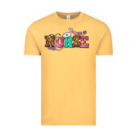 Vintage Mustard nurse with nurse element Vintage Tee - AdoDesignShop