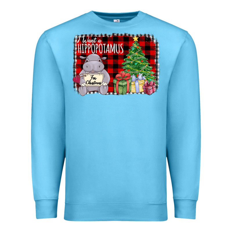 I Want A Hippopotamus Premium Sweatshirt by Bettercallsaul | Teevron