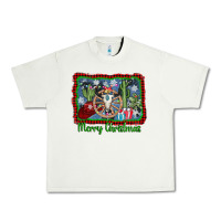 Pistachio merry christmas western bull skull Urban Heavy Tee - AdoDesignShop