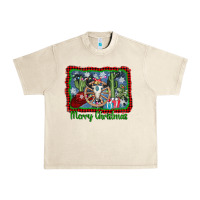 Sandshell merry christmas western bull skull Urban Heavy Tee - AdoDesignShop