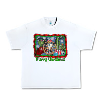 White merry christmas western bull skull Urban Heavy Tee - AdoDesignShop
