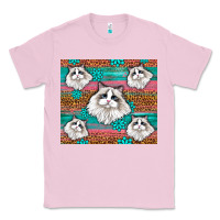 Bubblegum Pink Western Ragdoll Cat Classic Tee - LillyAllenDesigns