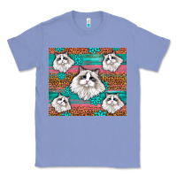 Colony Blue Western Ragdoll Cat Classic Tee - LillyAllenDesigns