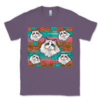 Lavender Western Ragdoll Cat Classic Tee - LillyAllenDesigns