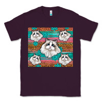 Plum Western Ragdoll Cat Classic Tee - LillyAllenDesigns