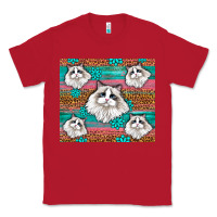 Red Western Ragdoll Cat Classic Tee - LillyAllenDesigns