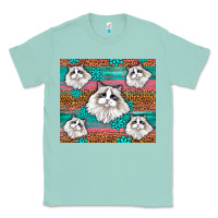 Seafoam Western Ragdoll Cat Classic Tee - LillyAllenDesigns
