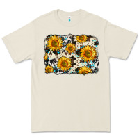 Bone cowhide sunflower pattern Premium Tee - Zillion Design Studio
