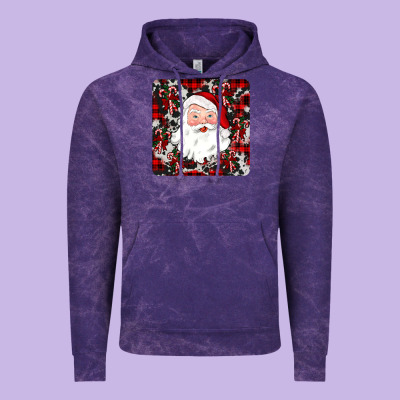 Santa Christmas Coaster Vintage Hoodie Designed By Jahusdesignshop
