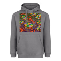 Storm mardi gras king cake and crawfish Heavyweight Hoodie - RanaPortraitStore