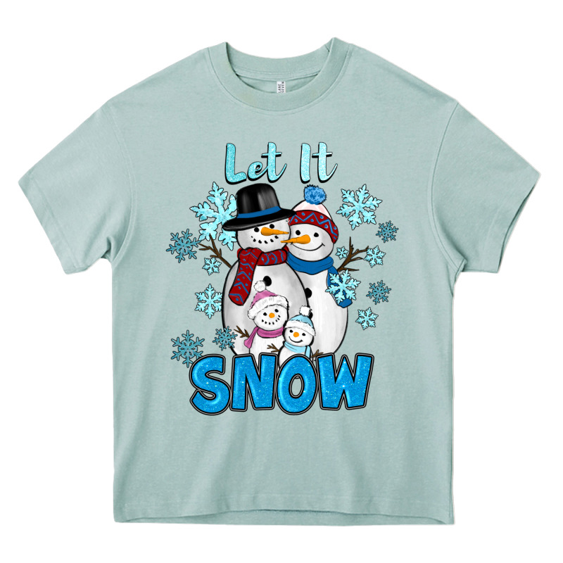 Let It Snow Heavy Core Tee by RanaPortraitStore | Teevron