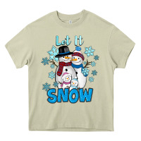 Mossy let it snow Heavy Core Tee - RanaPortraitStore
