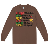 Chestnut black history malia Long Sleeve Tee - MaliasSmallBusiness