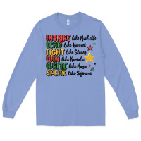 Colony Blue black history malia Long Sleeve Tee - MaliasSmallBusiness