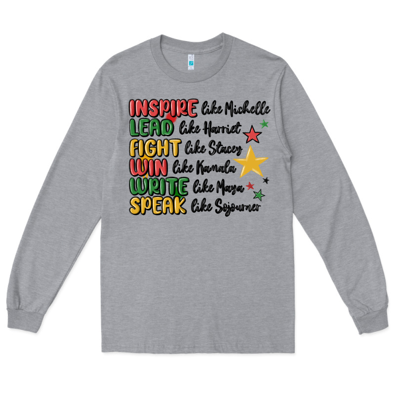 Black History Malia Long Sleeve Tee by MaliasSmallBusiness | Teevron