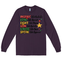 Plum black history malia Long Sleeve Tee - MaliasSmallBusiness